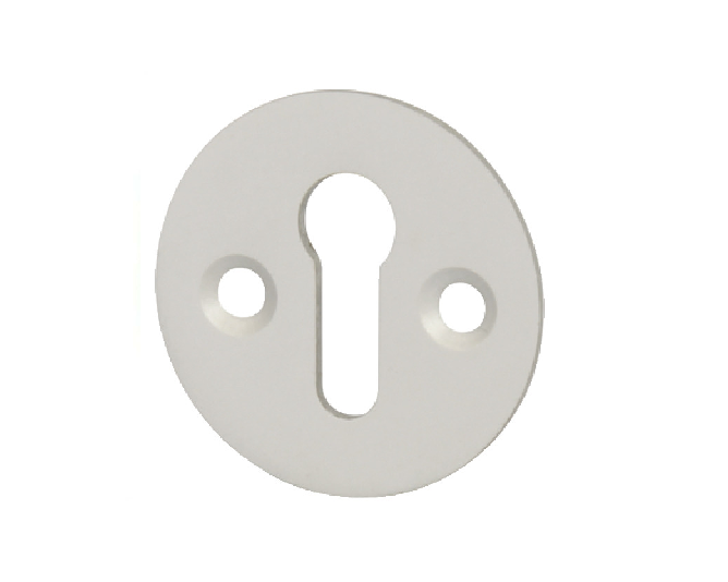 Keyhole Cover / Escutcheon 32mm - Open (Satin Anodised Aluminium)