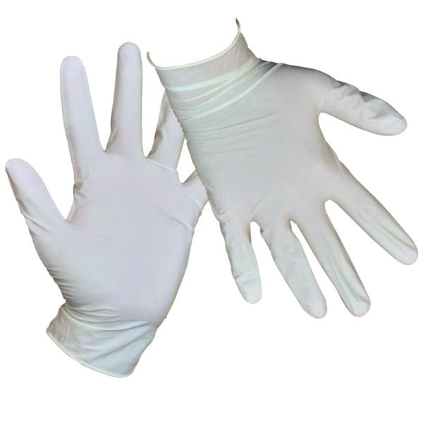 Avit Latex Gloves EN420, EN388 & EN374-2 - Large (100 Pack)