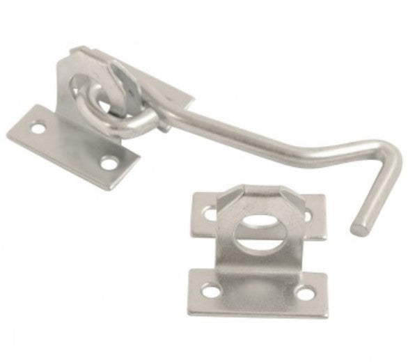 Wire Cabin Hook - 75mm (Bright Zinc Plated)
